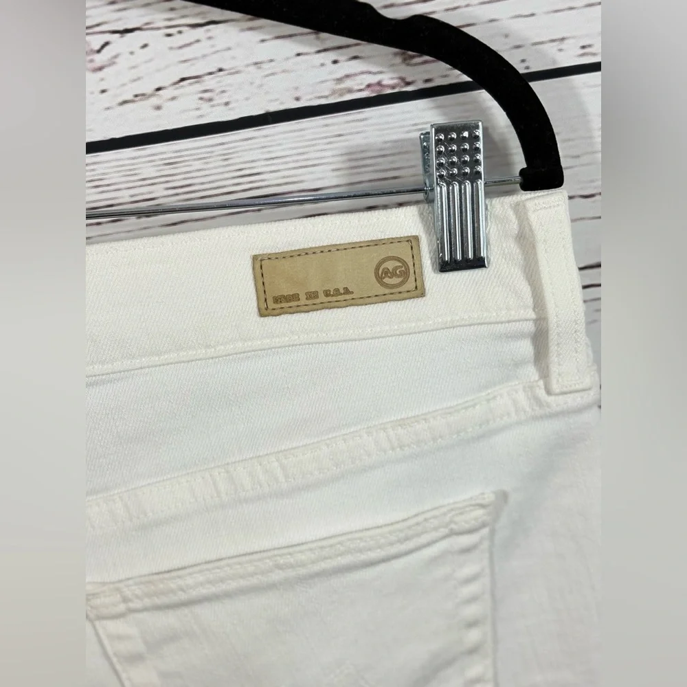 AG Adriano Goldschmid The Pixie White Roll-Up Shorts in Size 28 NWOT - Picture 7 of 8